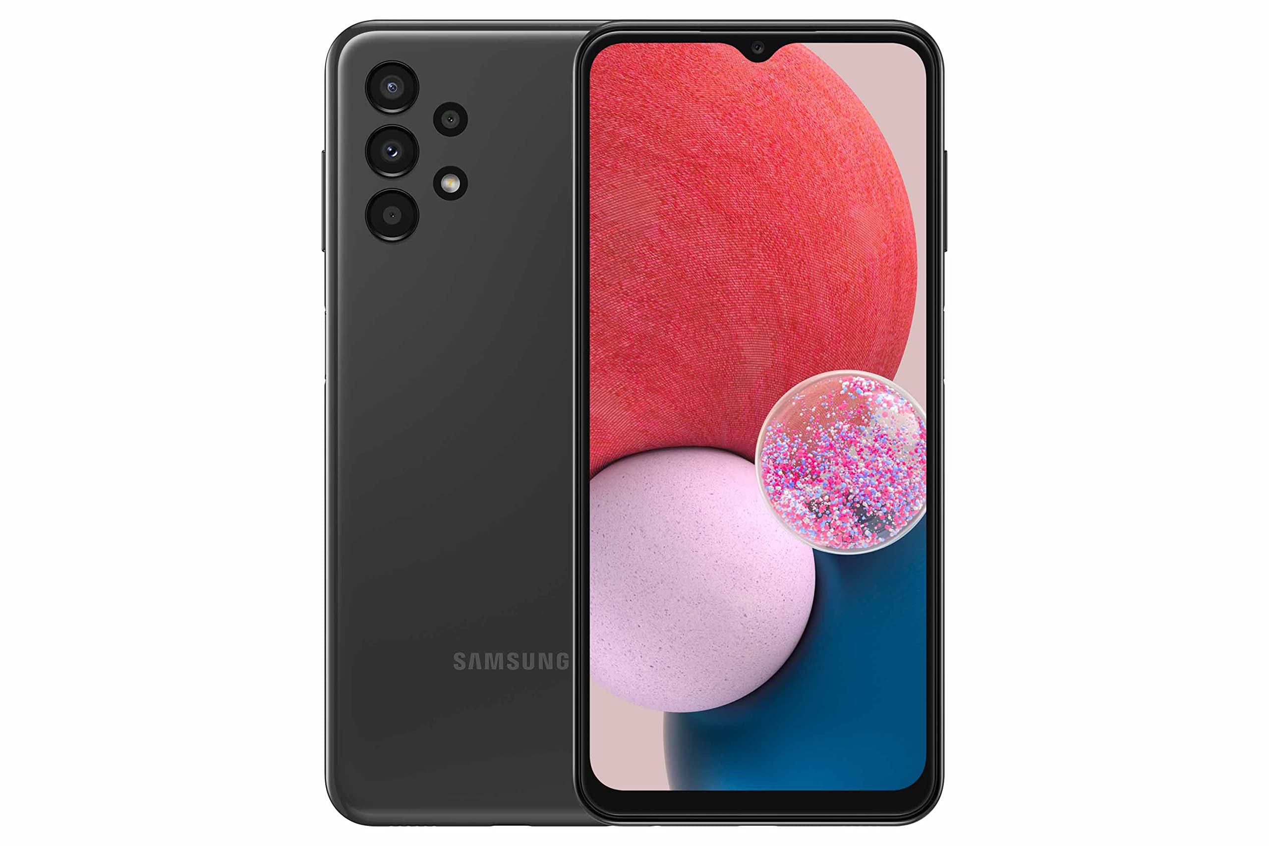 Samsung Galaxy A13 (SM-A137F/DS) 64GB 4GB RAM Dual SIM Unlocked Smartphone - International GSM Android Phone with Fast Car Charger - Perfect for Travel, Business & Daily Use - Black