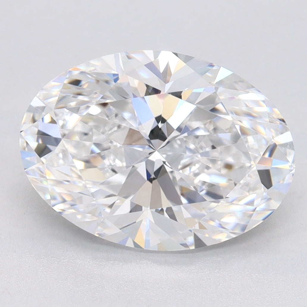 3.02 Carat Oval Lab Grown Diamond - GIA Certified, VVS1 Clarity, D Color | Perfect for Engagement Rings & Anniversary Gifts