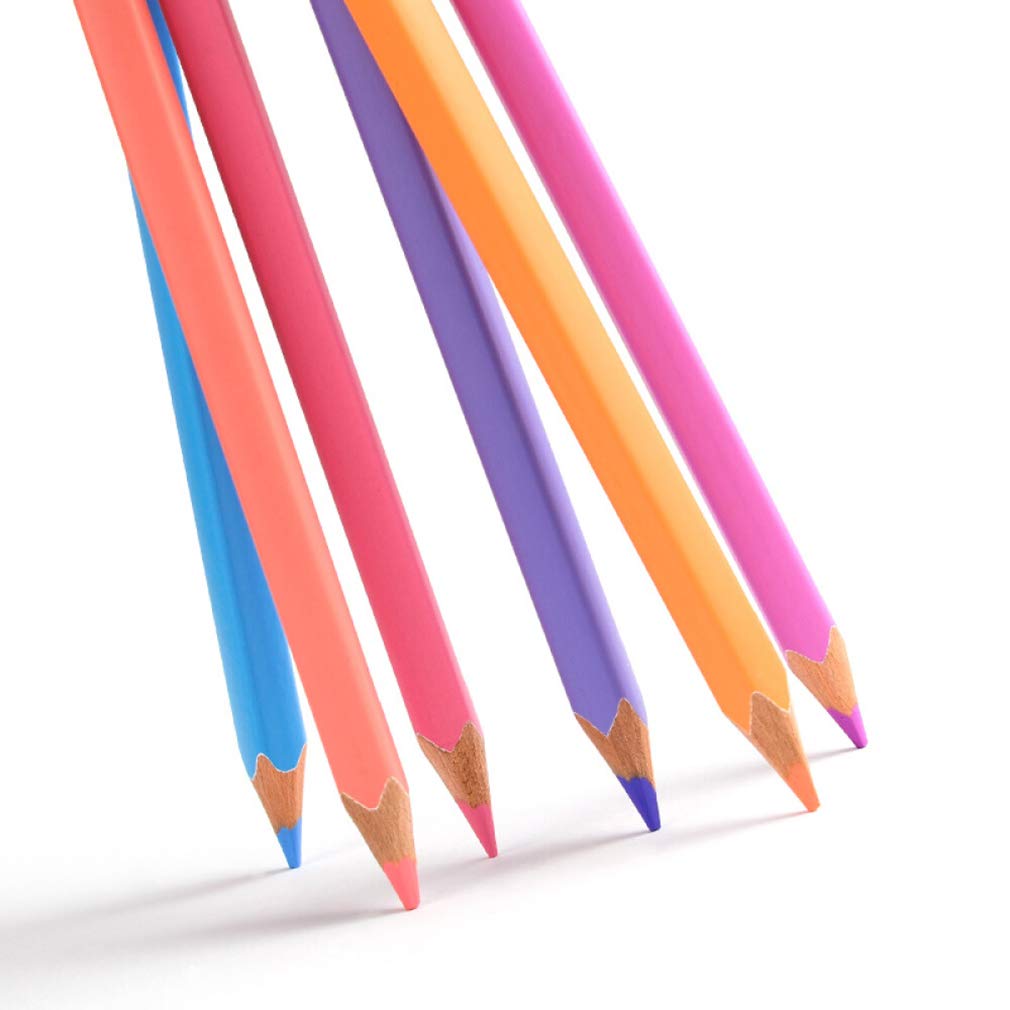 YYMIYU 24-Color Maca Pink Oil Pastel Set - Square Stick Art Pencils for Drawing, Sketching & Coloring | Perfect for Artists, Students & DIY Craft Projects