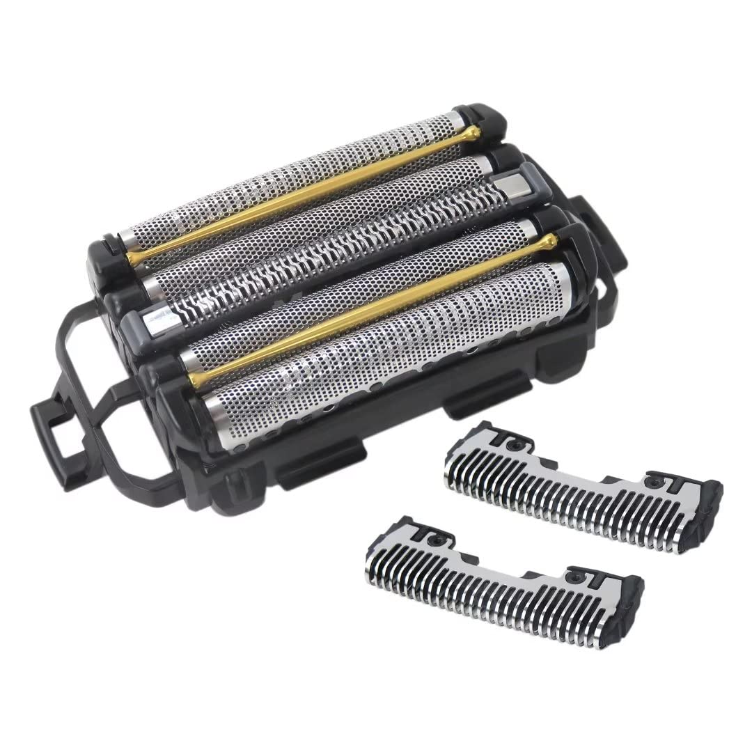 Original Craft ES9040 5-Blade Replacement Shaver Heads - Compatible with Panasonic 5-Blade Electric Razors - Inner & Outer Blade Set for Men's Facial Hair - Perfect for Travel, Daily Grooming, and Sensitive Skin Care