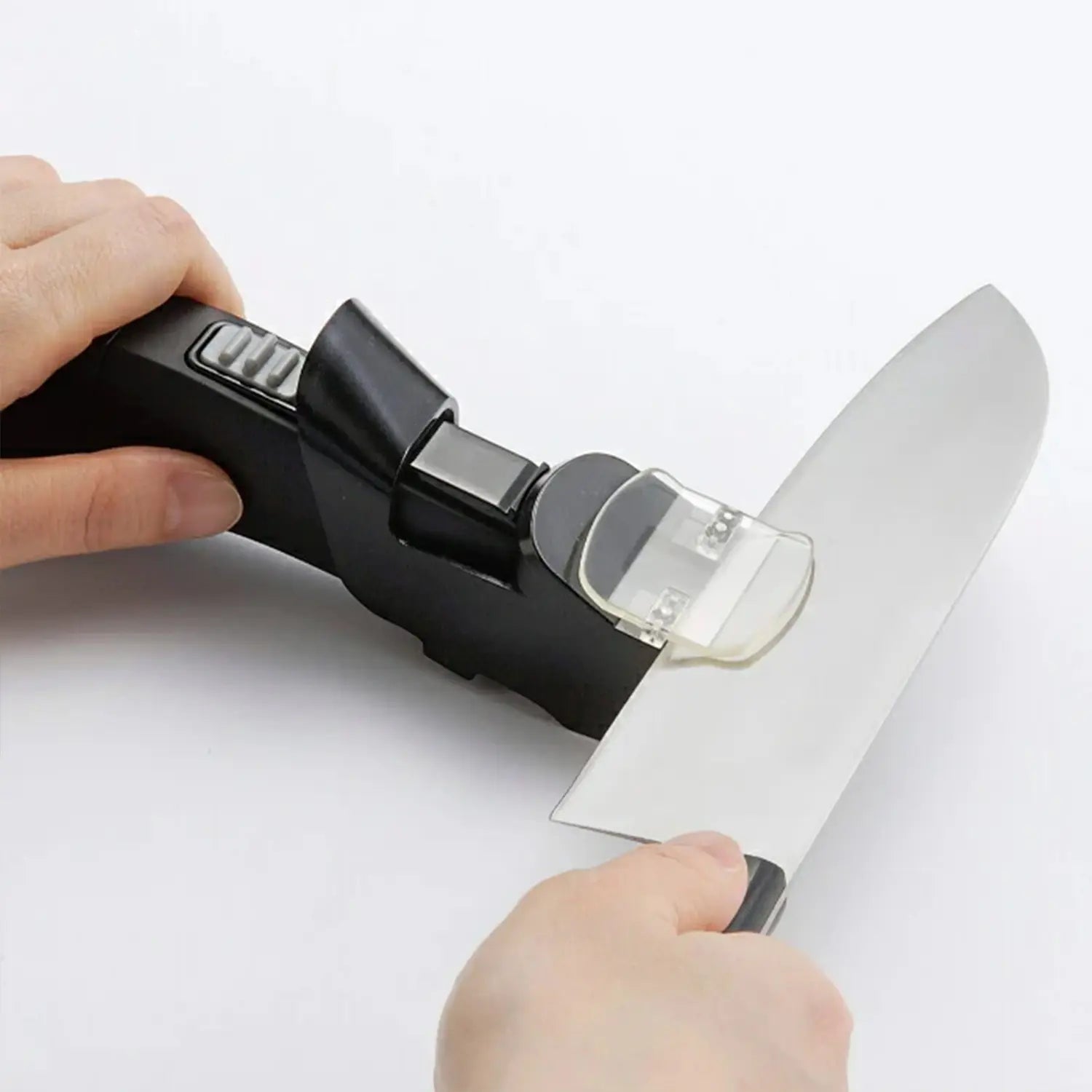 Kyocera Electric Fine Ceramic Knife Sharpener - Professional Kitchen Tool for Sharpening Knives Quickly & Safely | Perfect for Home Chefs & Culinary Enthusiasts