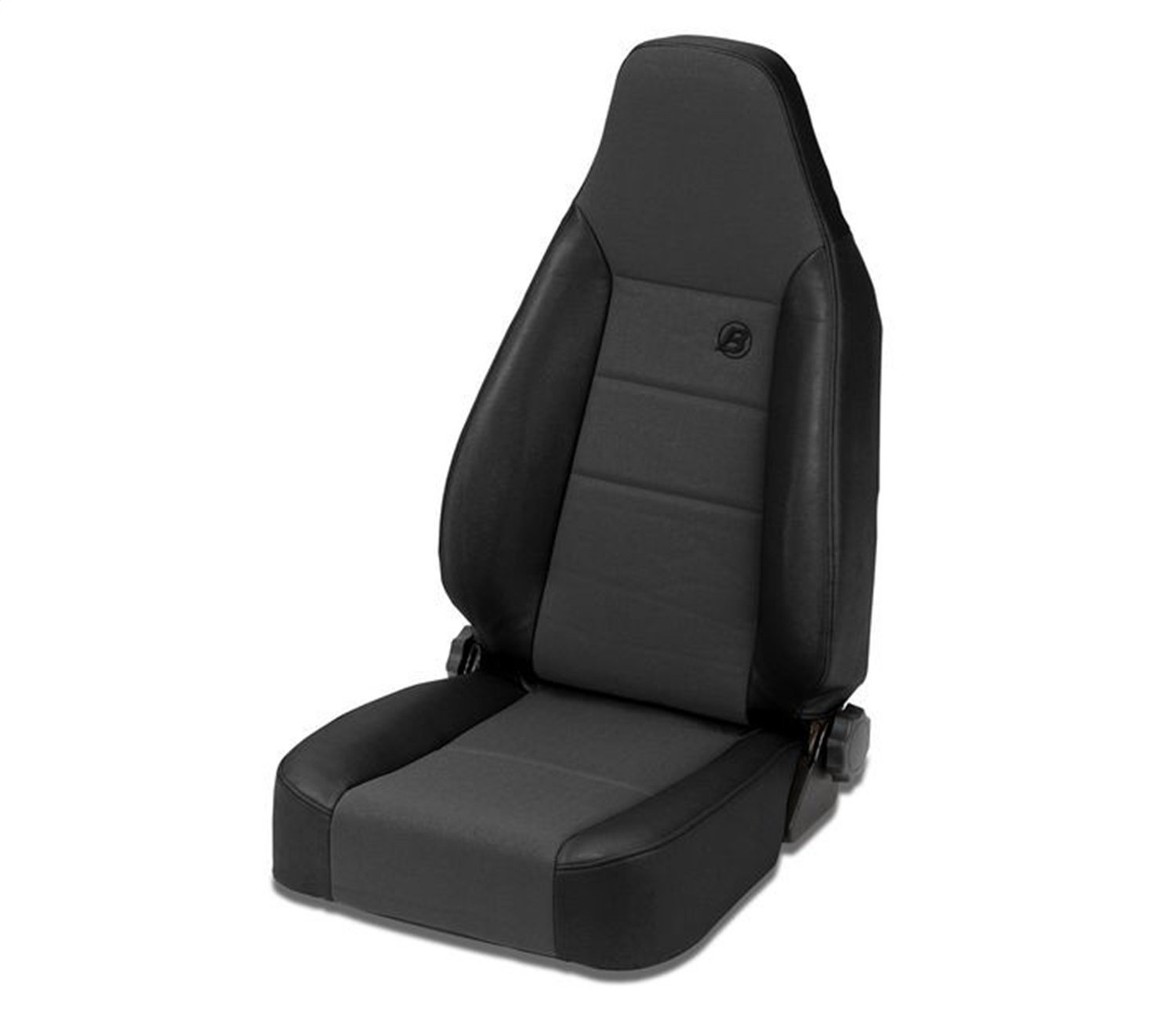 Bestop 3943815 Black Denim Trailmax II Sport Seat for Jeep CJ7 & Wrangler (1976-2006) - Durable Off-Road Replacement Seat for Adventure & Daily Driving