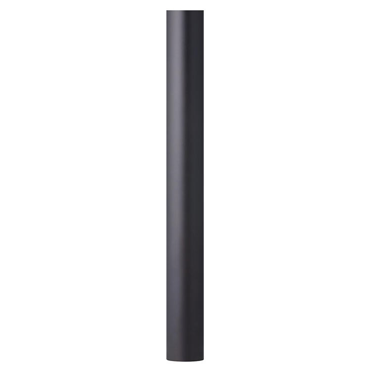 7 Foot Round Smooth Outdoor Lamp Post - Weatherproof Garden Lighting for Patio, Yard, and Driveway - Perfect for Evening Ambiance and Security
