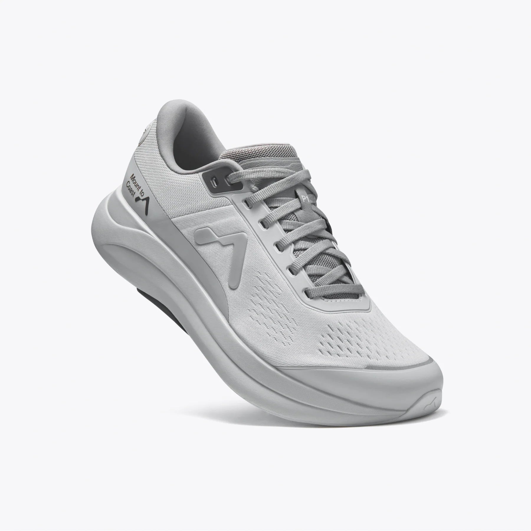 Men's P1 Running Shoes - Lightweight & Breathable Cinder Grey Sneakers for Jogging, Gym Workouts & Daily Wear