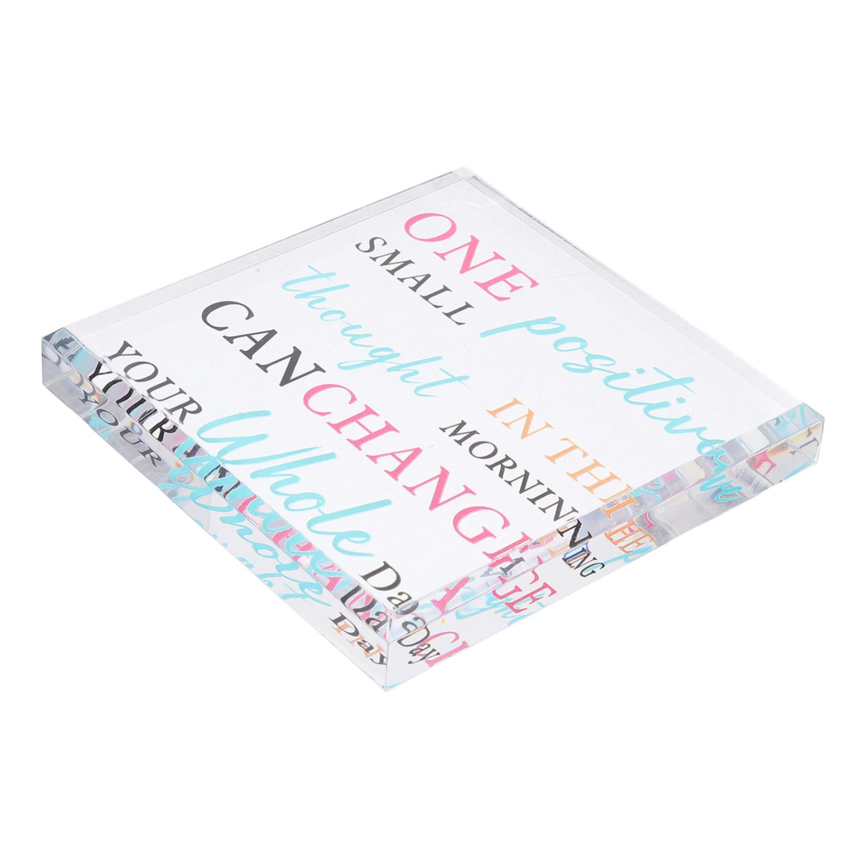 SEWACC Clear Acrylic Table Sign - Customizable Desk Decor for Home, Office & Events - Perfect for Weddings, Restaurants & Retail Displays