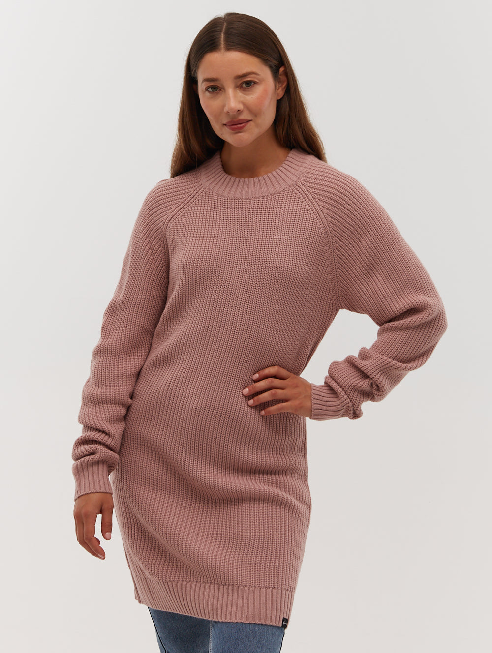 Karlie Rib Knit Sweater Dress for Women - Soft Long Sleeve Bodycon Midi Dress - Perfect for Fall Winter, Date Night & Office Wear
