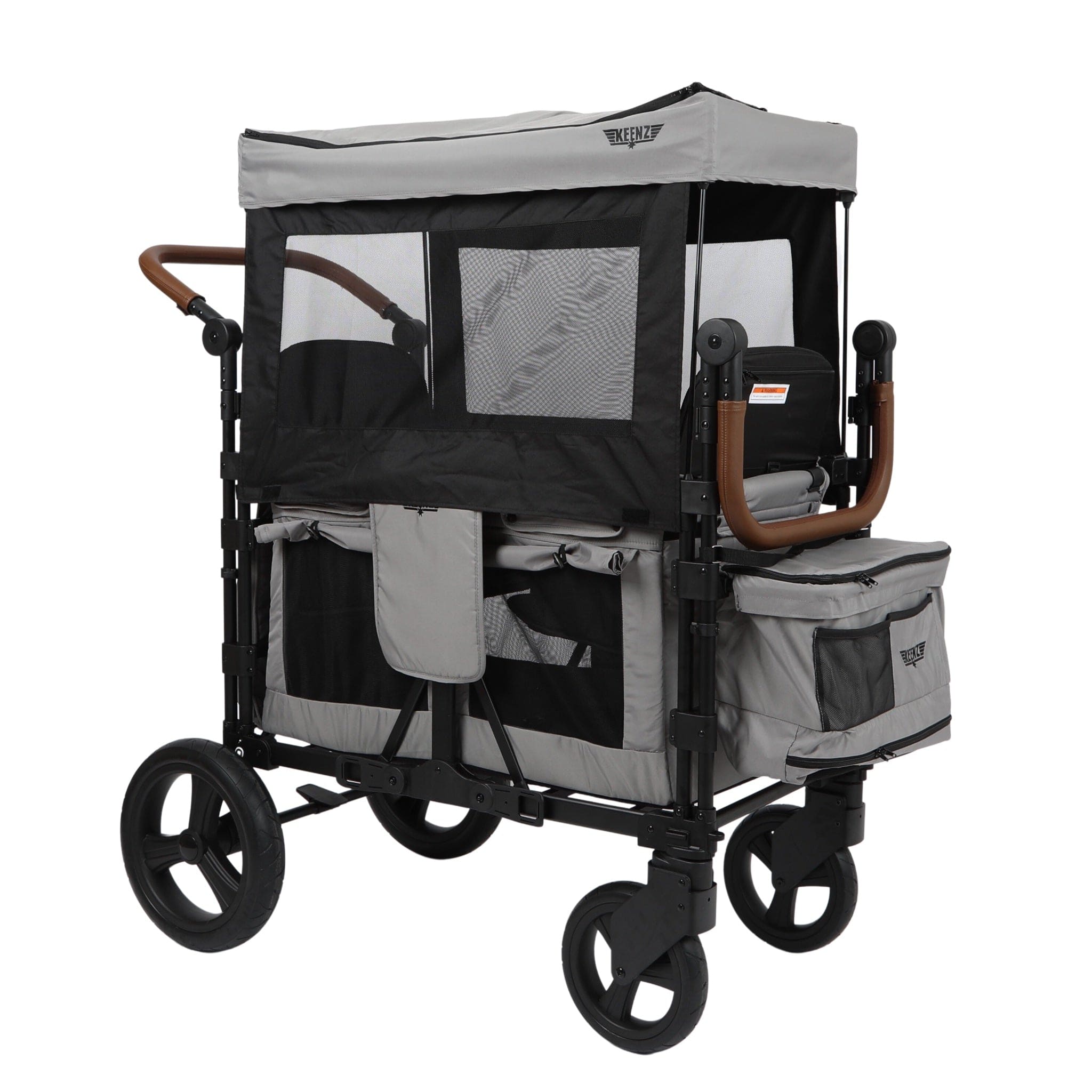Keenz XC 2.0 2 Passenger Stroller Wagon - Lightweight Foldable All-Terrain Wagon for Kids | Perfect for Beach, Park, Camping & Outdoor Adventures