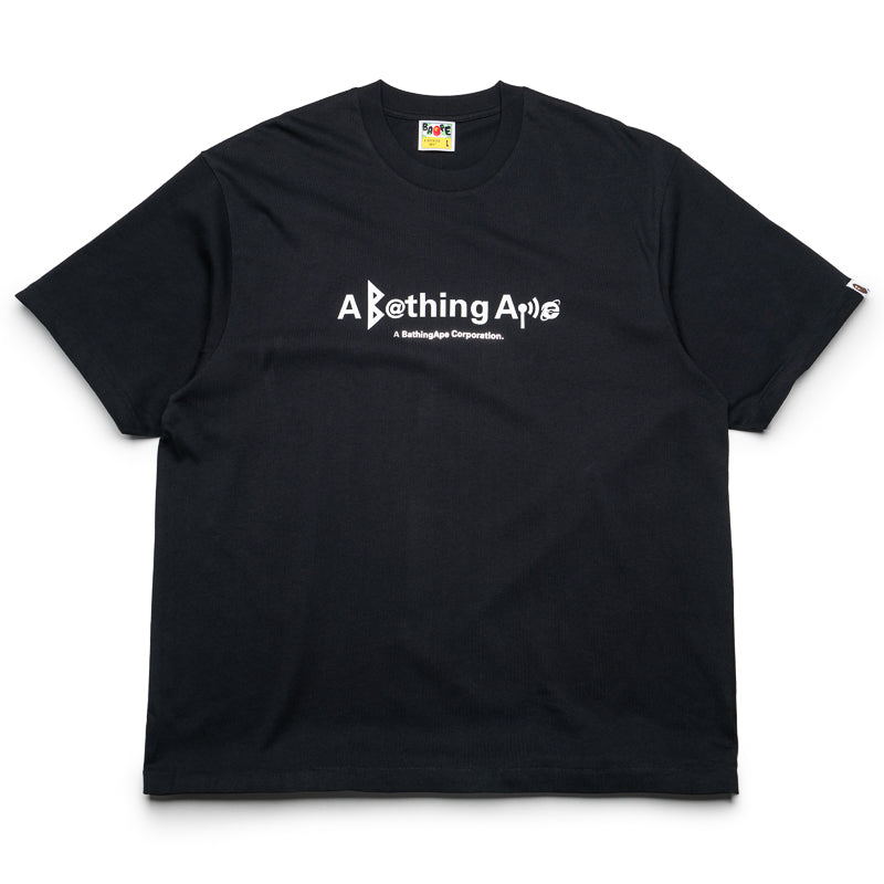 BAPE Symbol Logo T-Shirt for Men - Black Cotton Streetwear Tee - Perfect for Casual Outfits & Urban Fashion