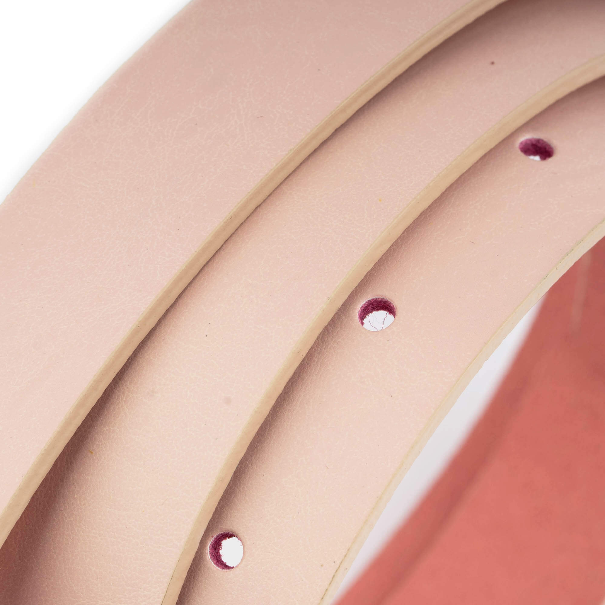2.5 cm Light Pink Genuine Leather Belt Strap for Dunhill Buckles - Women's Replacement Accessory - Perfect for Casual, Office & Formal Outfits