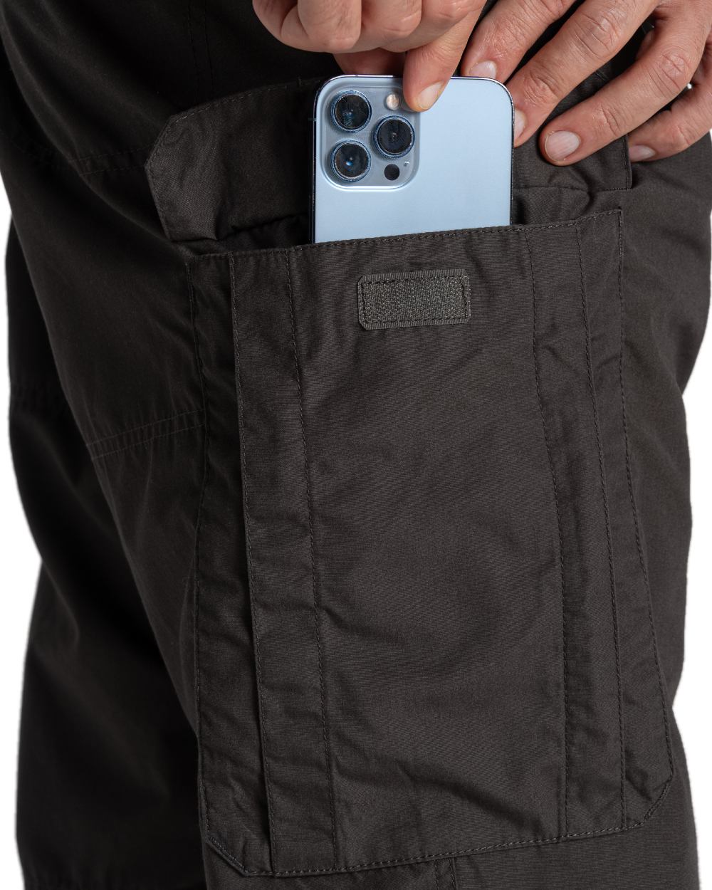 Craghoppers Men's Kiwi Recycled Long Shorts - Eco-Friendly Outdoor Hiking & Travel Shorts for Men - Perfect for Camping, Beach & Summer Adventures