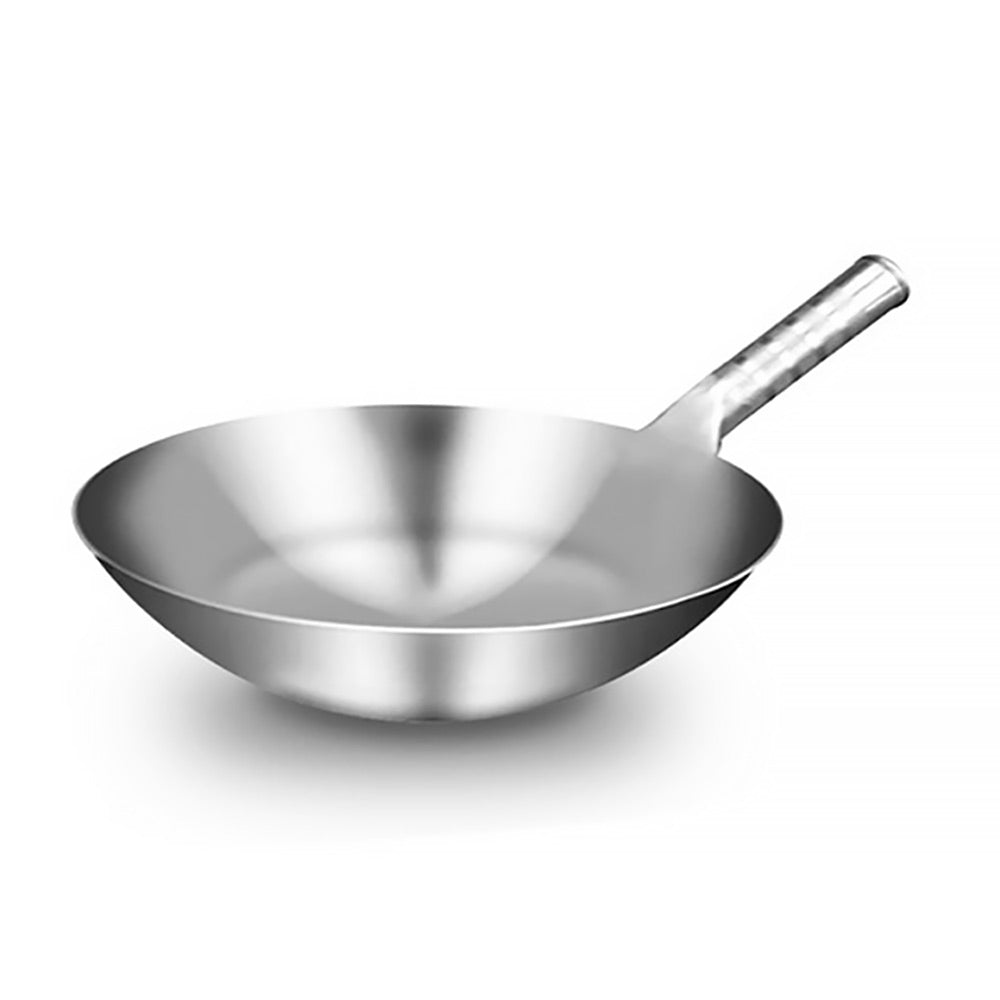 Premium Vinci Stainless Steel Wok Pan - 14 Inch Professional Stir Fry Pan with Lid & Helper Handle - Induction Compatible Nonstick Cookware for Asian Cooking, Stir Frying, Sautéing & Deep Frying - Perfect for Home Chefs & Restaurant Use