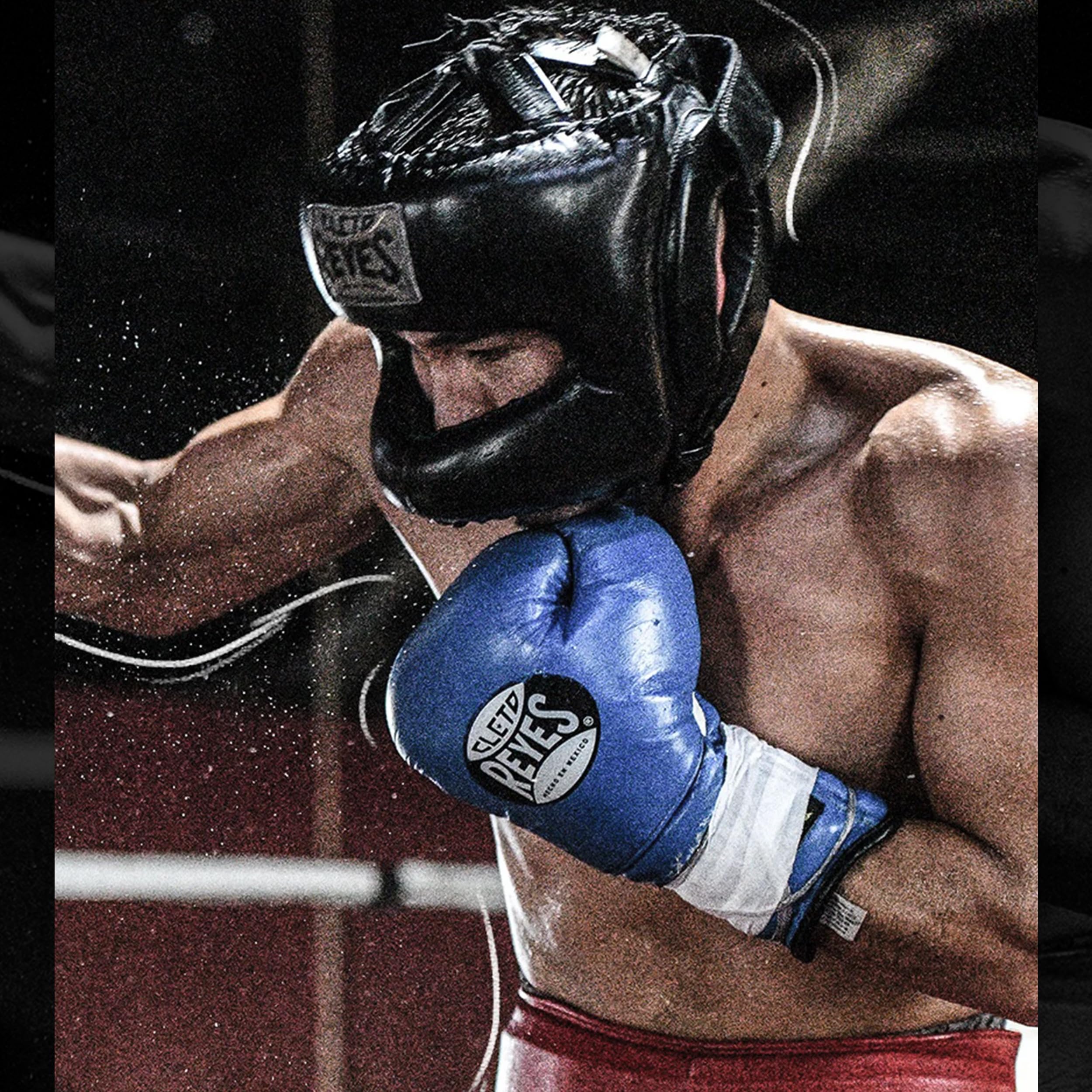 Cleto Reyes Boxing Headgear with Face Bar - Protective Head Guard for Men & Women - Sparring & Fighting Sports Gear - Ideal for Training, MMA, and Boxing Matches