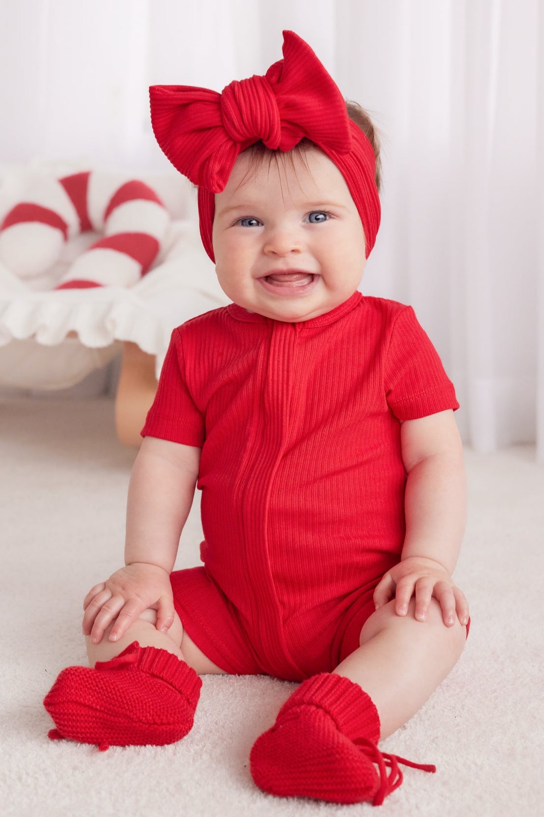 Cozy Summer Zip Romper for Women - Soft & Breathable Red Jumpsuit - Perfect for Beach, Vacation & Casual Outings