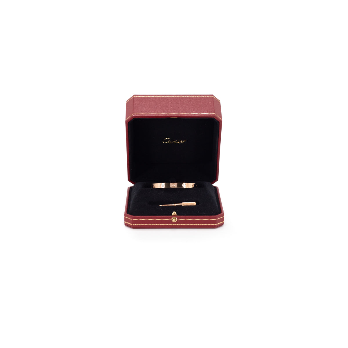 Cartier Love Bangle with 4 Diamonds in 18K Pink Gold - Luxury Diamond Bracelet for Women, Anniversary & Wedding Gift, Perfect for Special Occasions & Everyday Elegance