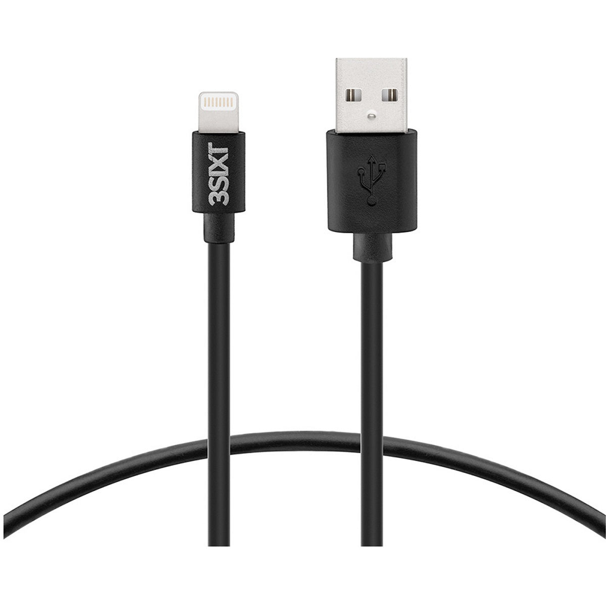 3sixT Fast Wall Charger with 3.4A Output & 1m Lightning Cable - Quick Charge for iPhone, iPad, AirPods - Perfect for Home, Office, Travel & Car Use