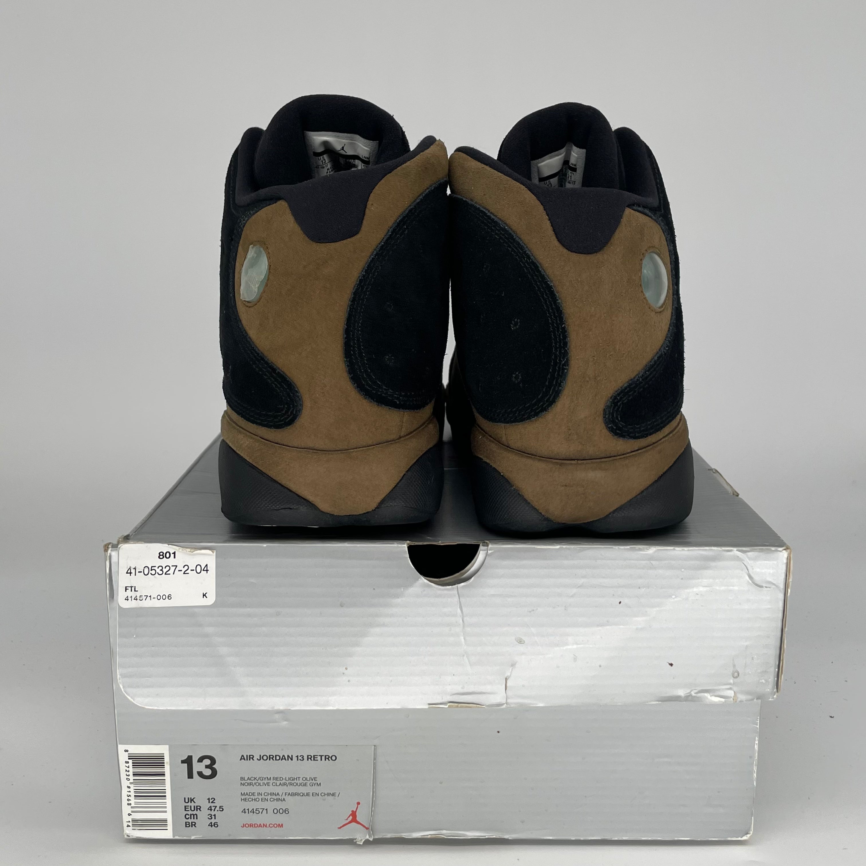 Original: AIR JORDAN 13 OLIVE SIZE 13 414571 006   Optimized: **Air Jordan 13 Retro 