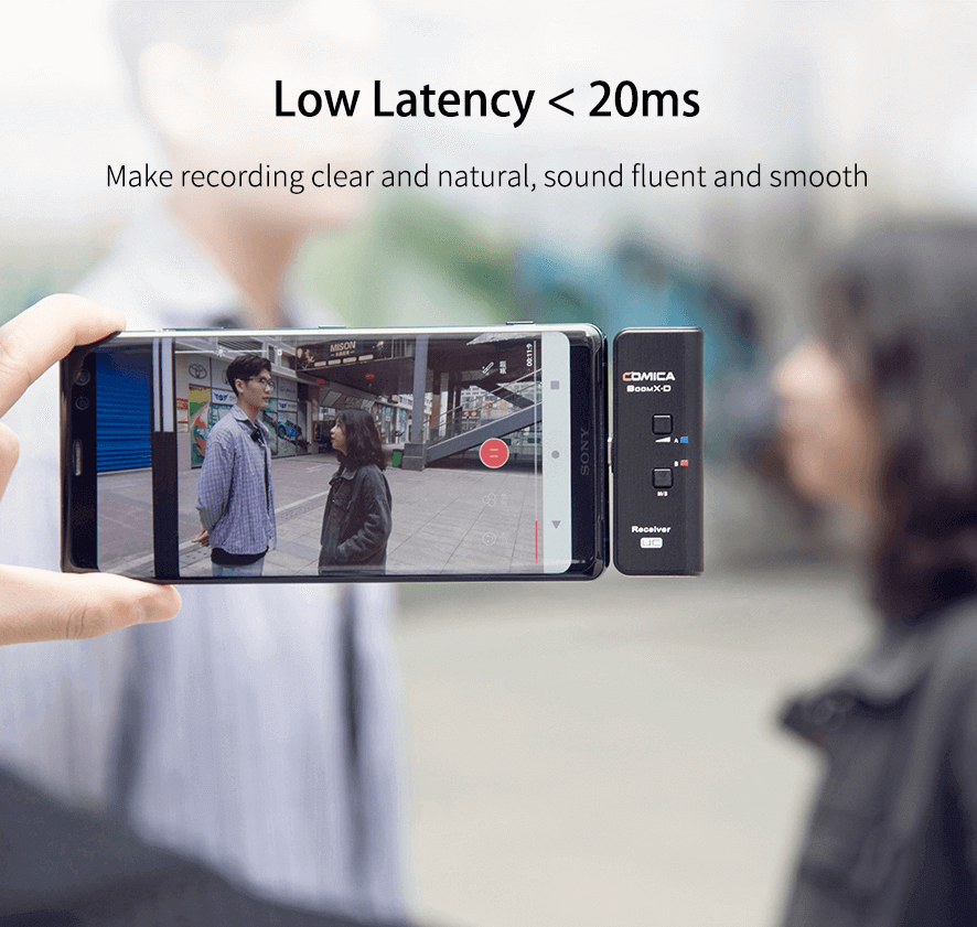 BoomX D UC1 2.4GHz Wireless Microphone System with Smartphone Receiver - Perfect for Vlogging, Live Streaming & Content Creation (Clearance Sale)