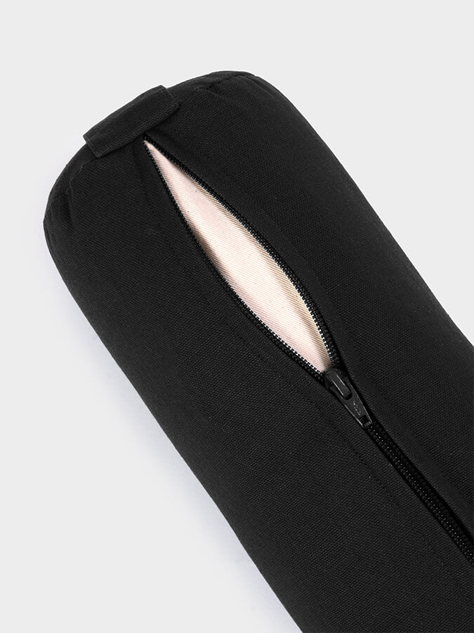 Organic Buckwheat Mini Yoga Bolster - Support for Meditation, Prenatal & Restorative Yoga - Perfect for Home & Studio Use