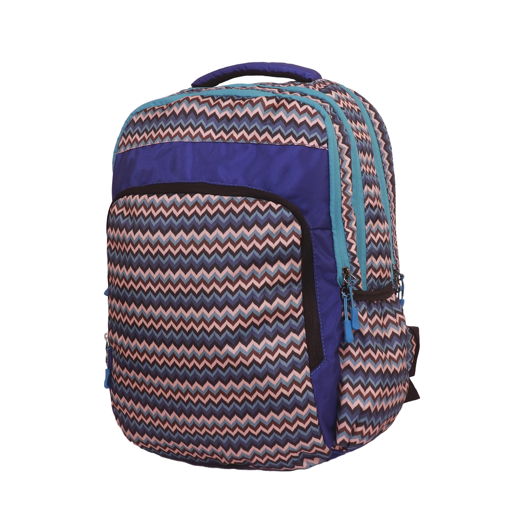 Water Resistant Polyester Laptop Backpack for Men & Women - Lightweight College School Office Bag with Rain Cover - Perfect for Commuting, Travel & Daily Use