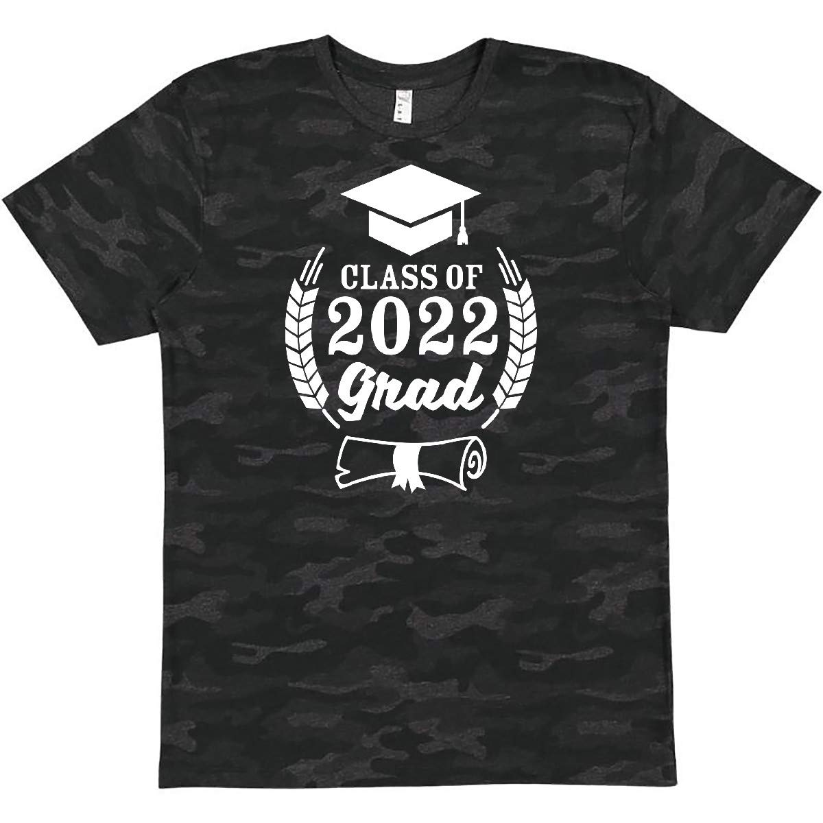 Inktastic Class of 2022 Graduation T-Shirt - Diploma & Cap Design - Perfect for Graduation Parties, Senior Week & College Celebrations