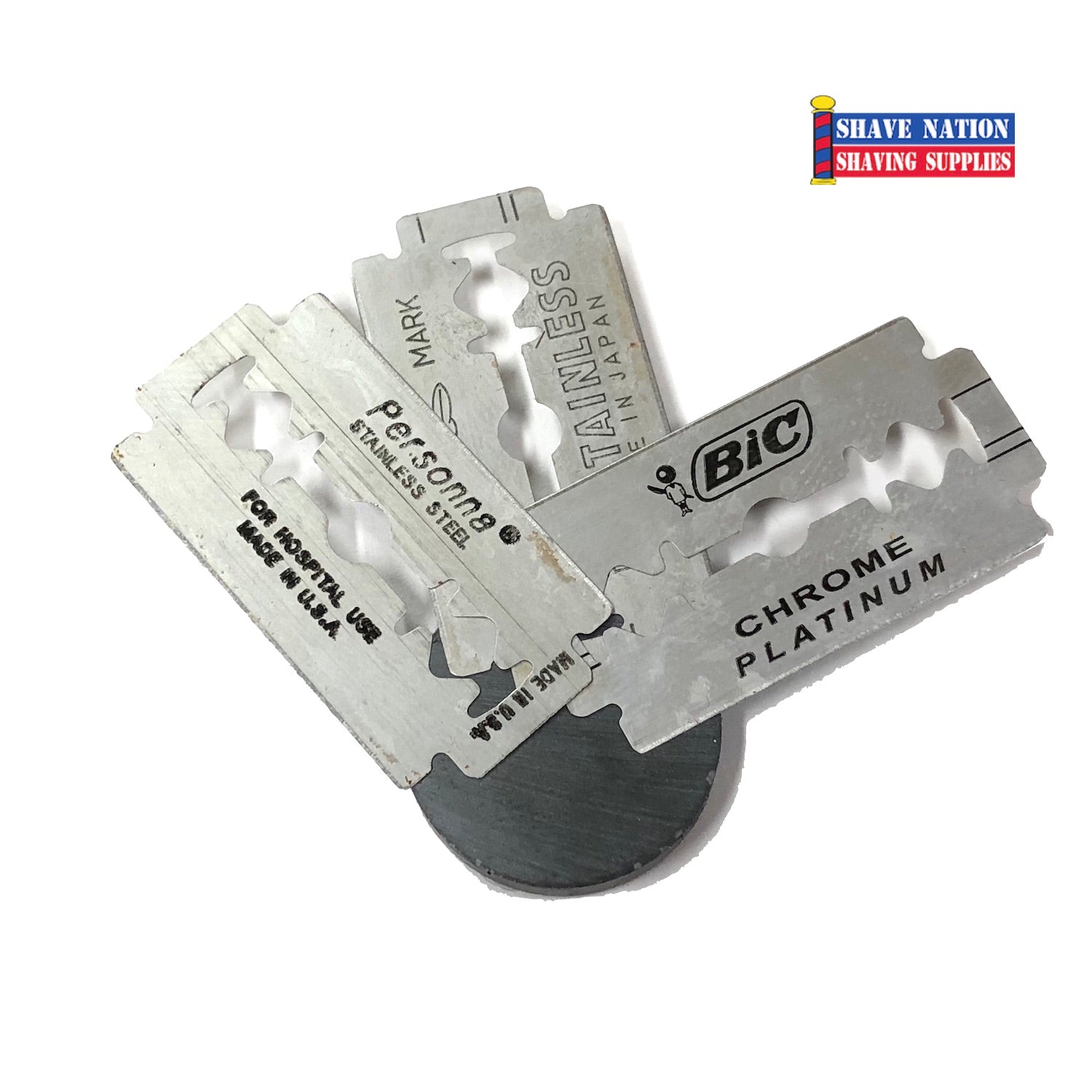 Shave Nation Magnetic Razor Blade Holder - Secure & Convenient Blade Storage for Wet Shaving - Perfect for Barbershops, Home Grooming & Travel