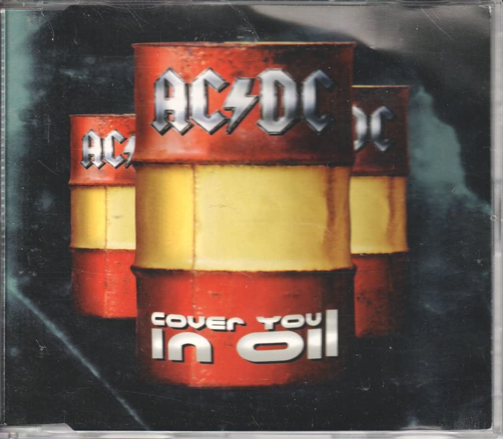 AC/DC - Cover You In Oil CD - EastWest Records America - 7559-64286-2 | Rock Music Album for Collectors & Fans | Perfect for Road Trips & Parties