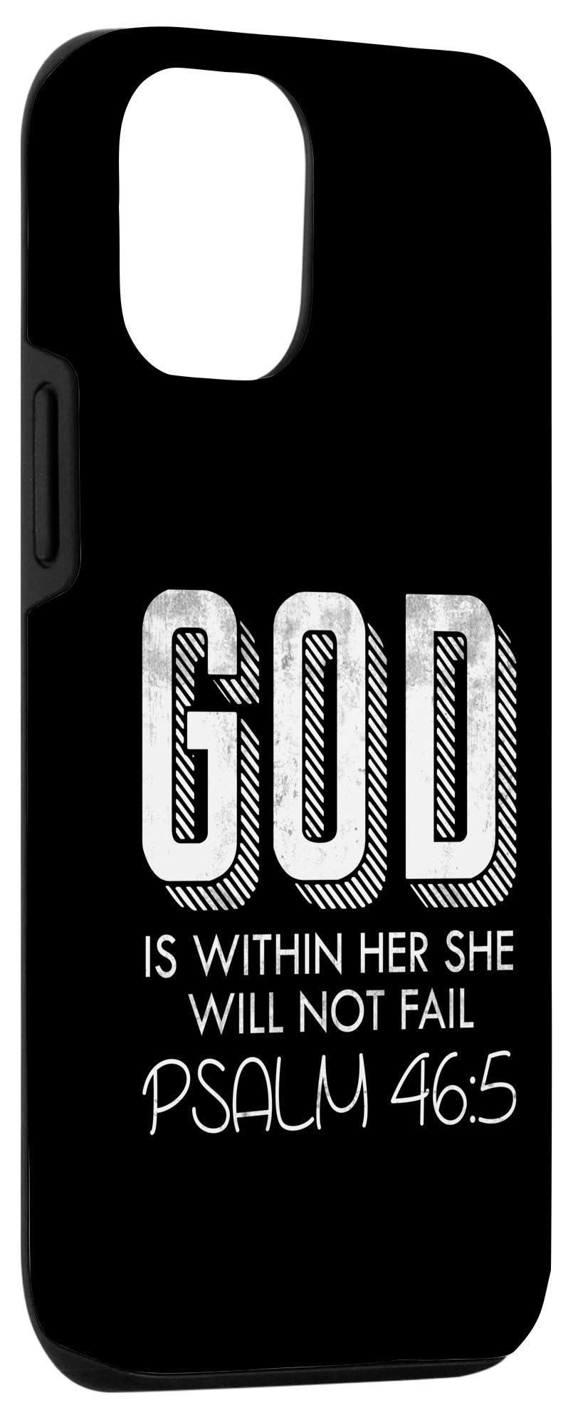 iPhone 12/12 Pro Christian Bible Verse Phone Case - Religious Spiritual Gift for Women - Prayer Protection Cover for Church, Bible Study & Daily Devotion