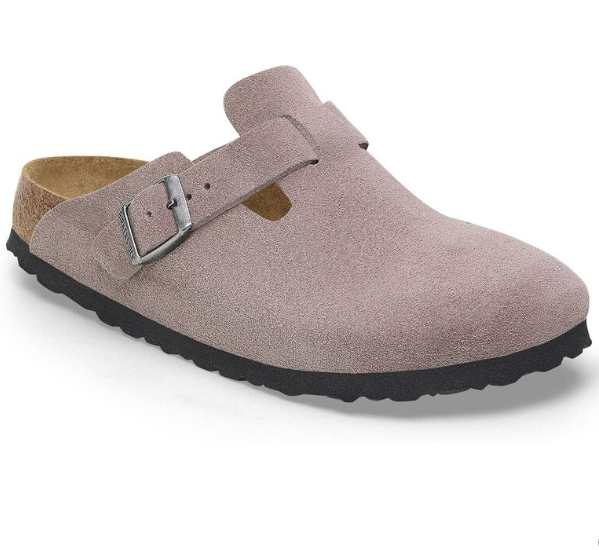 Boston Soft Footbed Suede Leather Loafers for Women - Comfortable Narrow Fit Slip-On Shoes for Work, Travel & Casual Wear