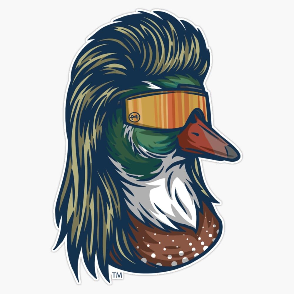 Duck Mullet Vinyl Decal - 5