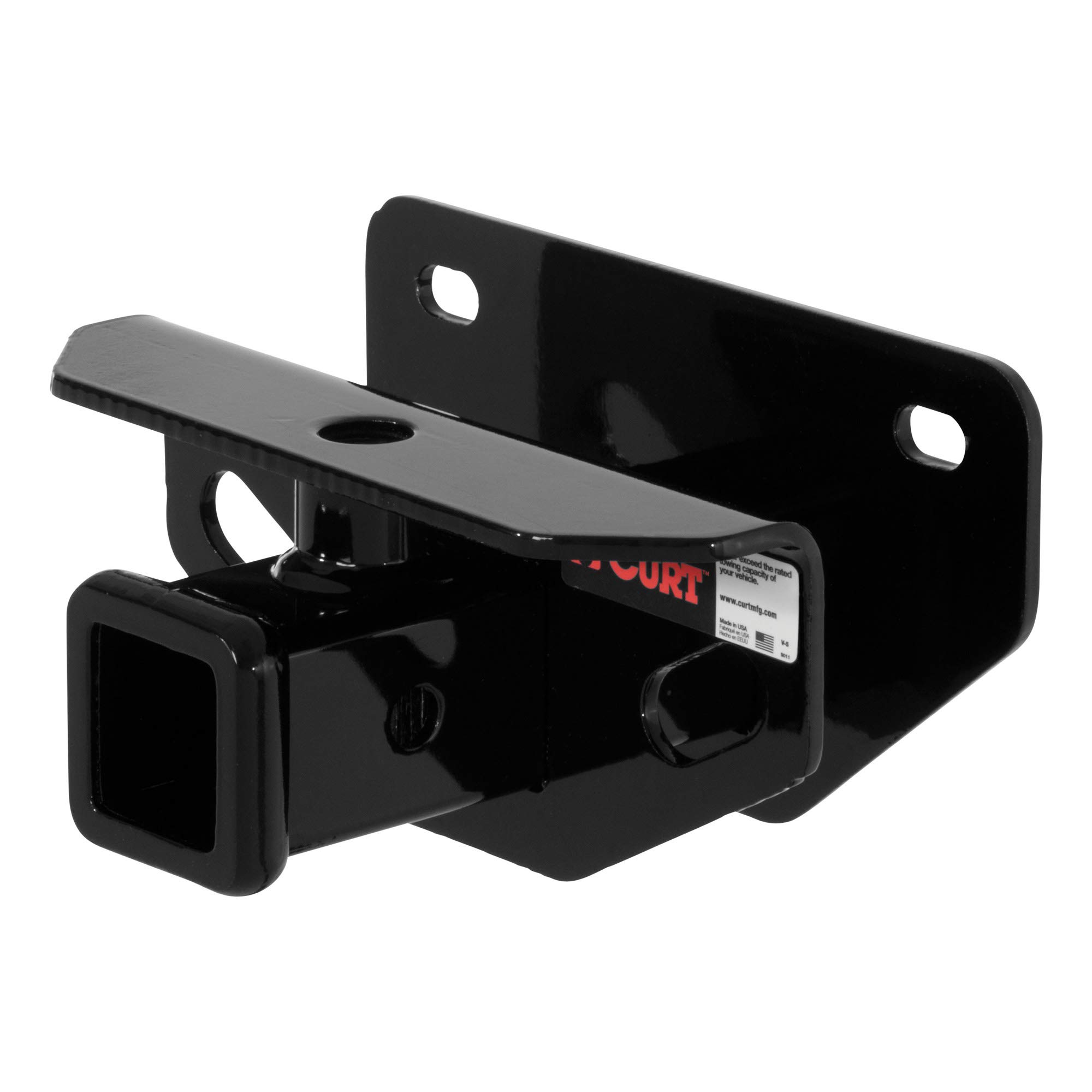 CURT 13333 Class 3 Trailer Hitch - 2-Inch Receiver for Dodge Ram 1500/2500/3500 - Black Heavy Duty Towing Accessory for Hauling Trailers, Boats & Campers