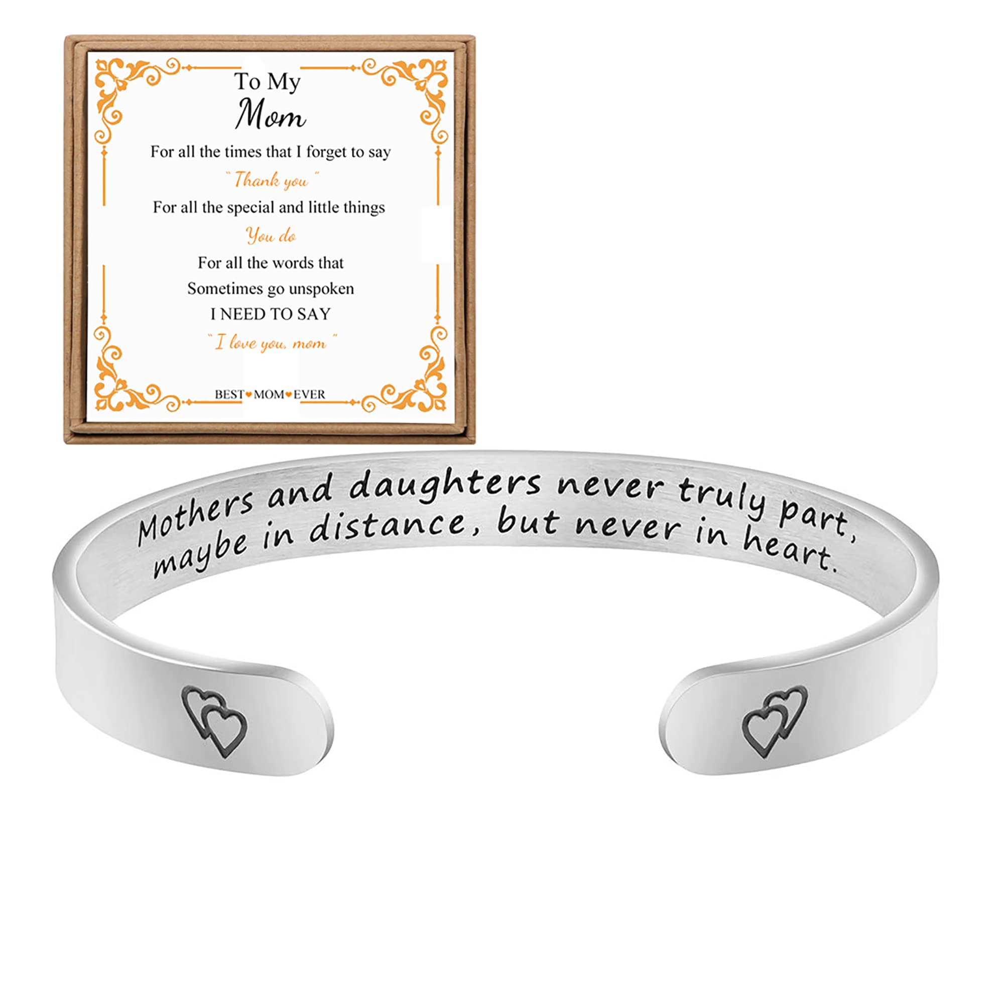 Inspirational Cuff Bracelet for Women - Engraved Motivational Message Bangle - Perfect Christmas & Birthday Gift for Her - Ideal for Daily Wear, Special Occasions & Thoughtful Gifting