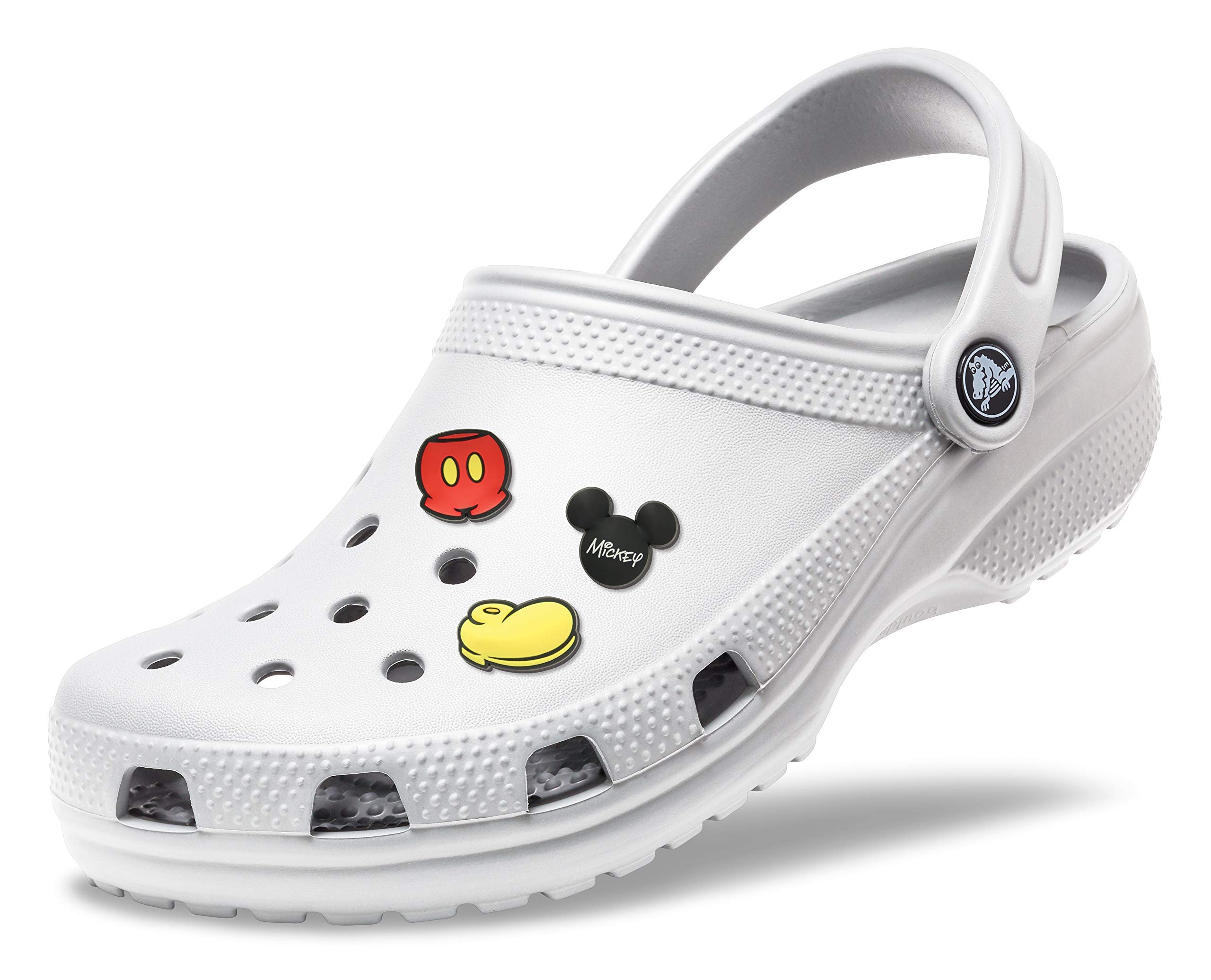 **Crocs Classic Clog for Men & Women - Comfortable Slip-On Shoes with 3-Pack Jibbitz Charms - Perfect for Casual Wear, Work & Outdoor Activities**