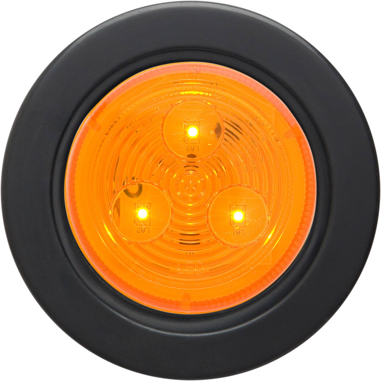 Optronics MCL57AK Amber LED Clearance Light for Trucks & Trailers - Waterproof, Durable Marker Light for Commercial Vehicles, Heavy Duty Equipment & RV Lighting