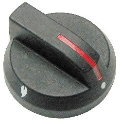 Black Burner Valve Knob with Red Line - NRE #059503 Replacement Part for Gas Stoves & Grills - Perfect for Outdoor Cooking & BBQ Accessories