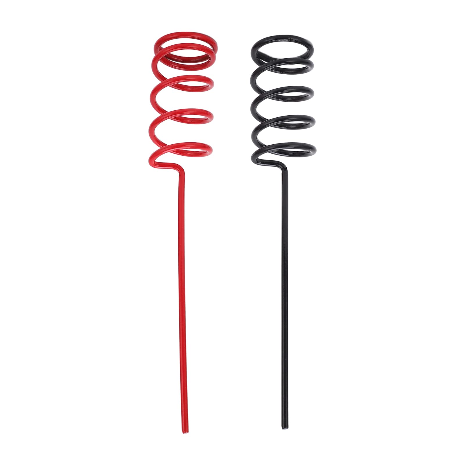 Heavy Duty Metal Spiral Fishing Rod Holder Stand - 2 Pack Ground Support for Shore & Boat Fishing | Durable Fishing Tackle Accessories for Saltwater & Freshwater Anglers