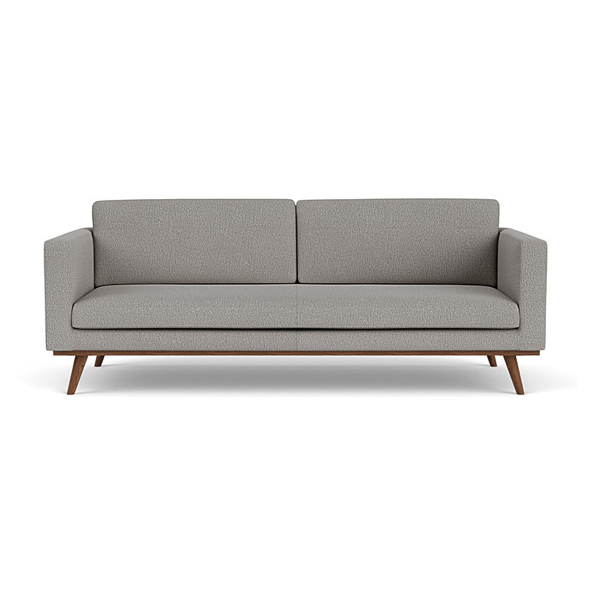 Johan Boucle 3 Seater Sofa - Modern Upholstered Fabric Couch for Living Room, Lounge & Apartment - Comfortable Mid-Century Style Sectional Sofa with Soft Boucle Fabric