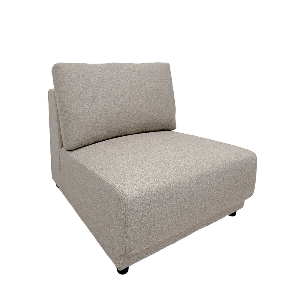 Modular Armless Chair for Office & Home - Switch EcoClean Fabric, Ergonomic Design for Comfort & Support - Perfect for Workstations, Gaming & Relaxation