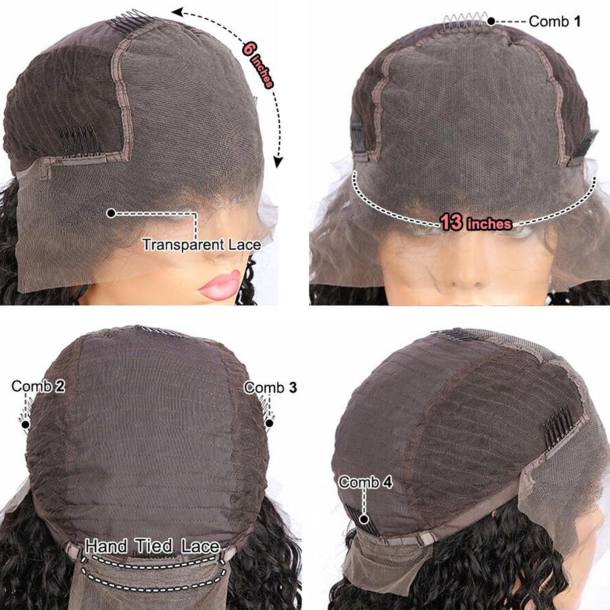 13x6 Venice Brown Highlight Curly Lace Front Human Hair Wig - Virgin Hair, Pre Plucked Hairline, Baby Hair & Bleached Knots (10inch, 150% Density) for Everyday Wear, Parties & Special Occasions