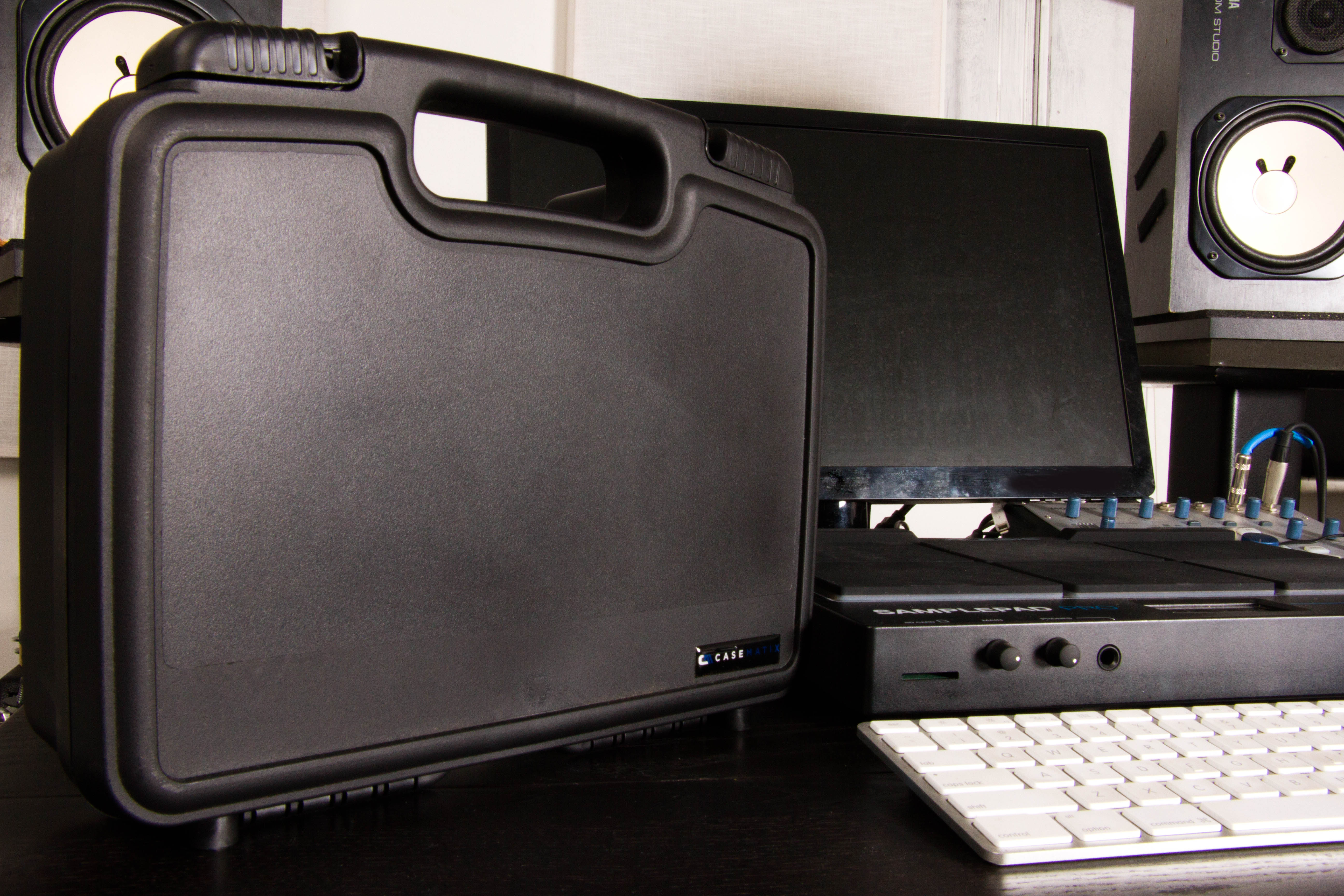 CASEMATIX Customizable Travel Case for Tascam DR-05x, DR-40x, 22L 100MK, 100MKiii, 44WL Recorders & Accessories - Durable Protective Storage for Field Recording & Travel
