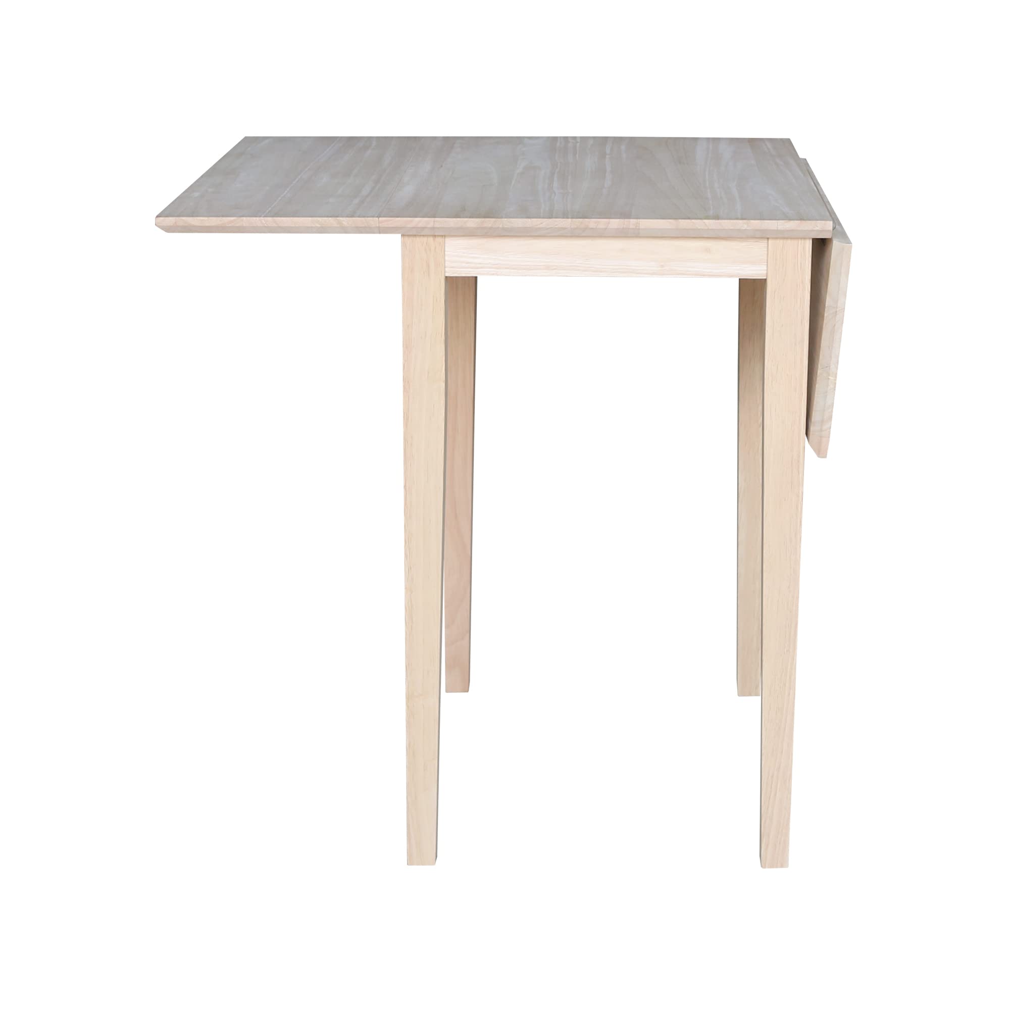 Solid Wood Drop Leaf Dining Table - 36