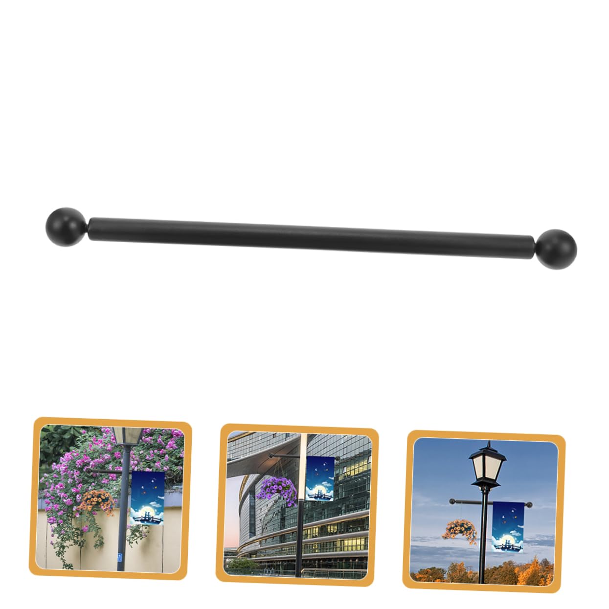 Aluminum Alloy Lamp Post Cross Arm Replacement - Heavy Duty Outdoor Yard Light Pole Rest Handle for Ladder & Maintenance (Perfect for Street Lights, Garden & Park Lighting)