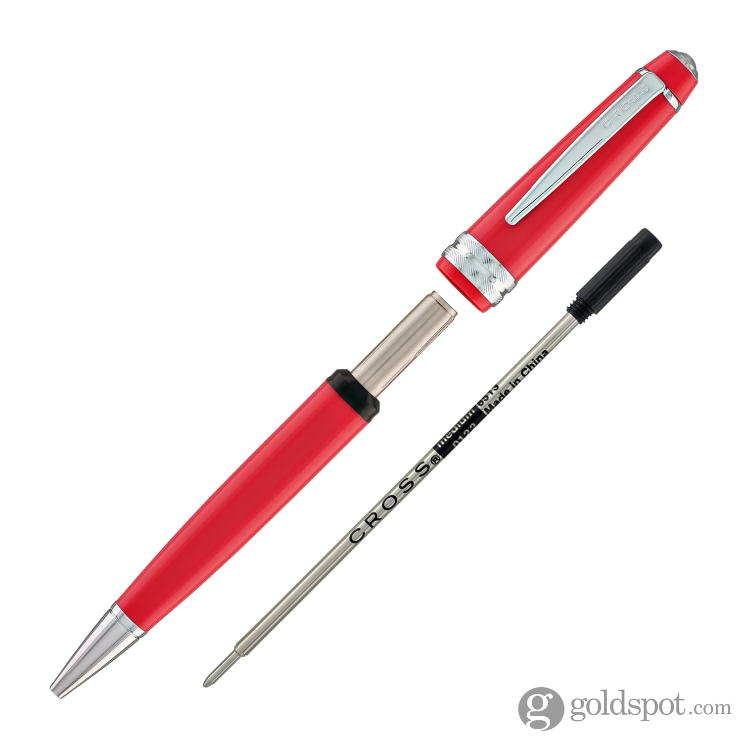 Cross Bailey Light Ballpoint Pen - Premium Polished Coral Resin, Smooth Writing, Comfort Grip - Perfect for Office, School & Gift Giving