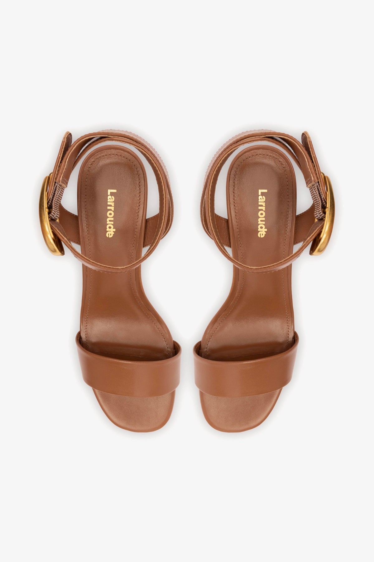 Dolly Verona Low Sandal Women's Comfortable Leather Sandals - Caramel Brown Casual Summer Shoes for Walking, Beach & Vacation