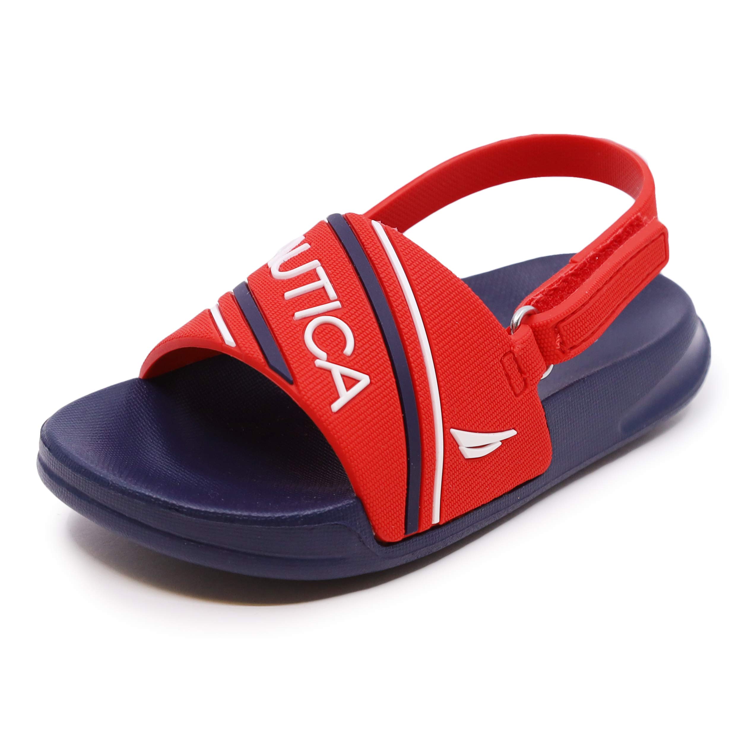 Nautica Kids Toddler-Infant Athletic Slide Pool Sandal for Boys & Girls - Perfect for Beach, Pool, and Outdoor Play (Infant/Toddler/Little Kid)