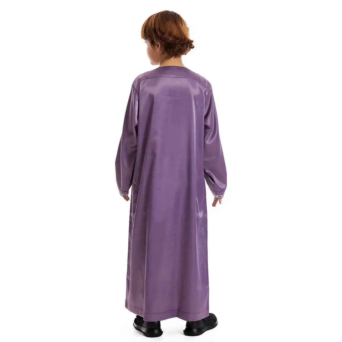 Traditional Middle Eastern Arab Boy Thobe Thawb with Tassel - Islamic Eid & Wedding Outfit for Kids - Perfect for Special Occasions & Cultural Events