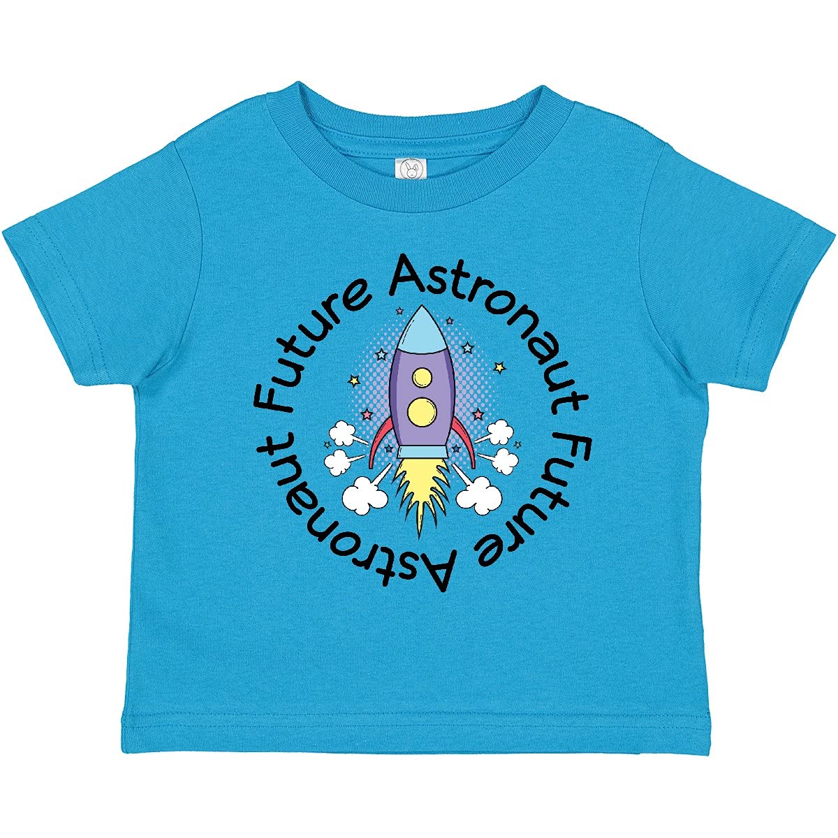 Inktastic Future Astronaut Space Rocket Toddler T-Shirt - Cute Space-Themed Cotton Tee for Boys & Girls - Perfect for Preschool, Daycare & Birthday Parties