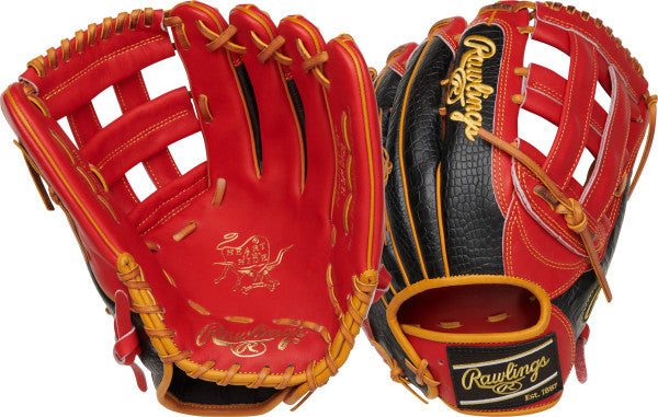 Rawlings Heart of the Hide Fielders Gloves - Color Sync Limited Edition 12.75 Inch | Premium Baseball Glove for Outfield & Infield Players | Perfect for Training, Games & Collectors