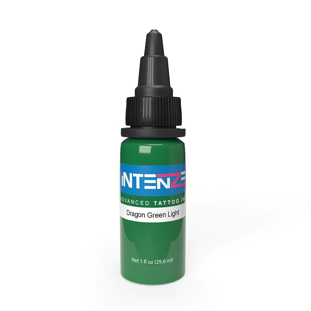 Intenze Dragon Green Tattoo Ink - Professional Tattoo Supplies - Choose Your Size - Perfect for Tattoo Artists & Body Art Enthusiasts