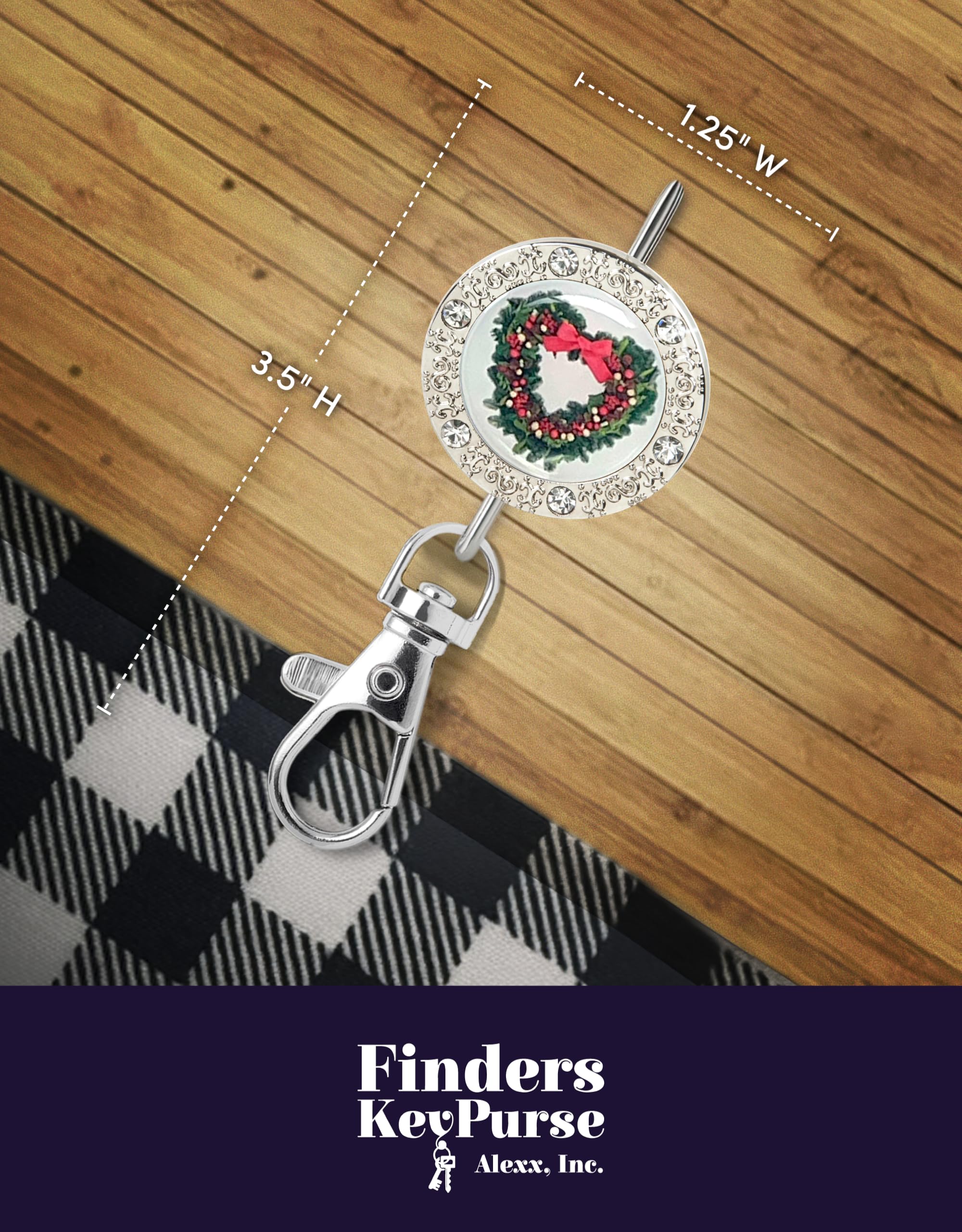 Women's Key Finder Keychain - Cute Bag Charm & Purse Organizer Accessory | Perfect Gift for Mom, Wife, Daughter | Ideal for Key Organization & Handbag Decor