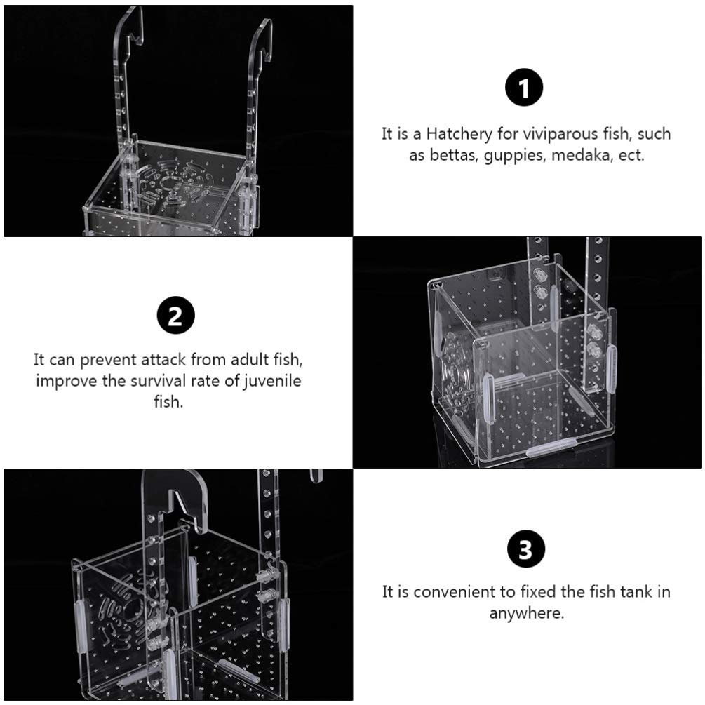 TEHAUX 2-Pack Reptile Breeding Box - 75 Gallon Aquarium Lid for Spiders, Fish Tanks - Perfect for Desktop Terrariums & Pet Enclosures